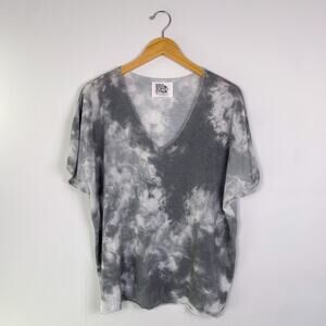 Free For Humanity Tie Dye Knit Pullover Shirt